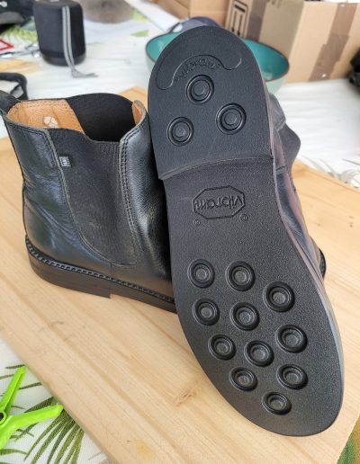 Restauration de semelles de chaussures Paraboots